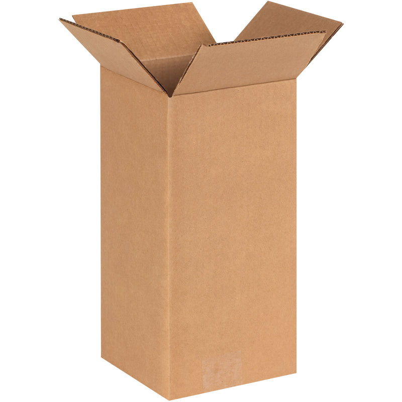 6 x 6 x 12" Tall Corrugated Boxes, Bundle Of 25 Bundle Of 25