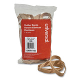 Universal® Rubber Bands, Size 105, 0.06" Gauge, Beige, 1 lb Box, 55/Pack (UNV01105)