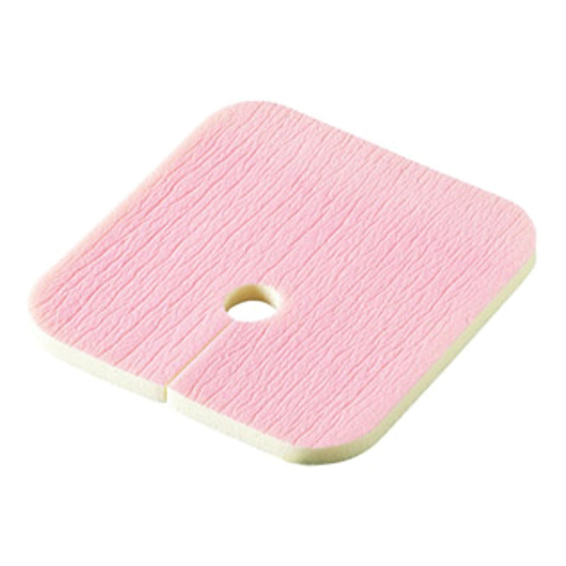 Allevyn Tracheostomy Foam Dressing 3-1/2 X 3-1/2 Inch Without Border Film Backing Nonadhesive Fenestrated Square Sterile (1243288_BX) 10/BX