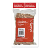 Universal® Rubber Bands, Size 54 (Assorted), Assorted Gauges, Beige, 1 lb Box (UNV00154) Each