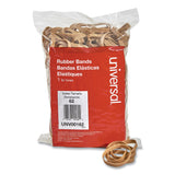Universal® Rubber Bands, Size 62, 0.04" Gauge, Beige, 1 lb Box, 490/Pack (UNV00162) Each