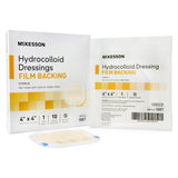 McKesson Hydrocolloid Dressing Waterproof Film Backing 4 X 4 Inch Square Hydrocolloid / Film (882992_EA) 1/EA