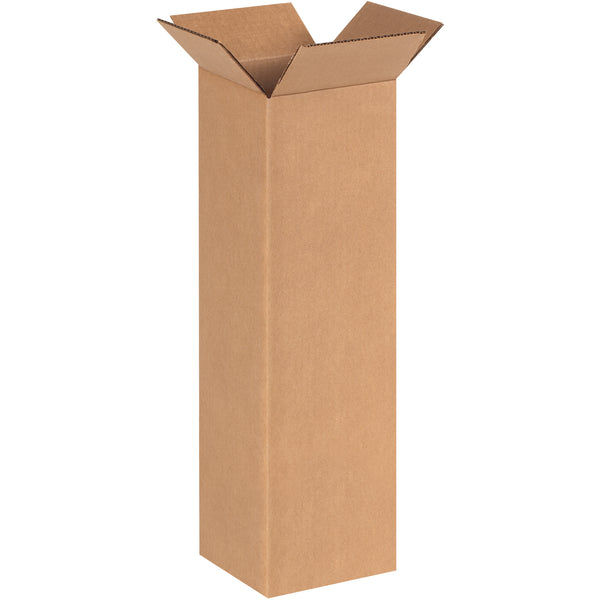 6 x 6 x 20" Tall Corrugated Boxes, Bundle Of 25 Bundle Of 25