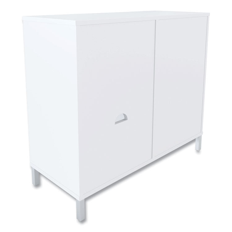 Union & Scale™ Essentials Laminate Bookcase, Five-Shelf, 36w x 15d x 31.6h, White (UOS24398965) Each