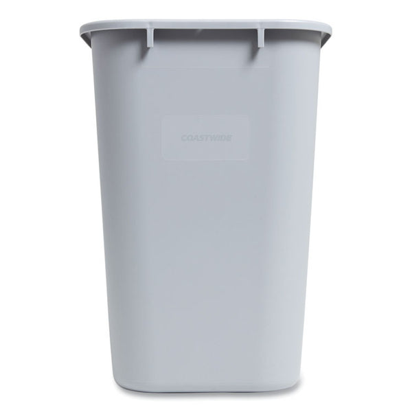 Coastwide Professional™ Open Top Indoor Trash Can , 7 gal, Plastic, Gray (CWZ540526)