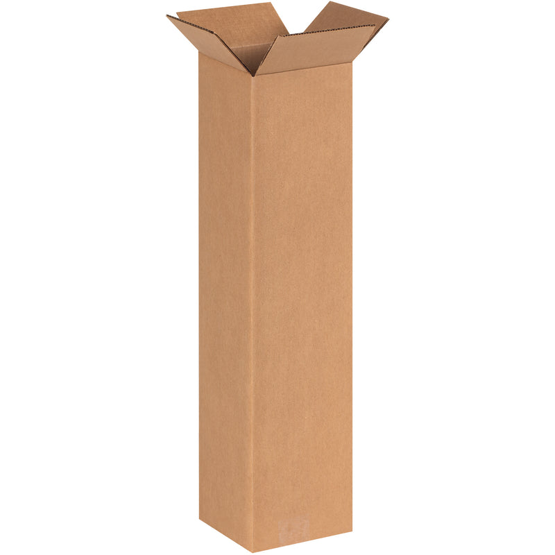 6 x 6 x 24" Tall Corrugated Boxes (6624) Bundle Of 25