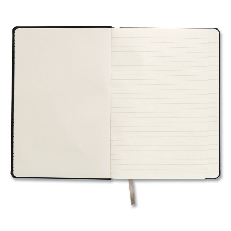 TRU RED Hardcover Business Journal, Narrow Rule, Black Cover, 8 x 5.5, 96 Sheets (TUD24377290) Each