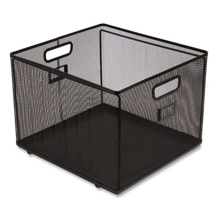 TRU RED™ Wire Mesh File Organizer, Letter Size, 13.98" Long, Black (TUD24402487)
