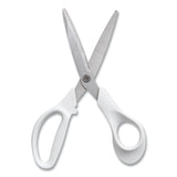 TRU RED™ Stainless Steel Scissors, 8" Long, 3.58" Cut Length, Assorted Straight Handles, 2/Pack (TUD24380494) Pack of 2