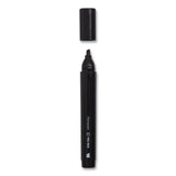 TRU RED Permanent Marker, Pen-Style, Extra-Fine Needle Tip, Black, 5/Pack (TUD24376618) Pack of 5