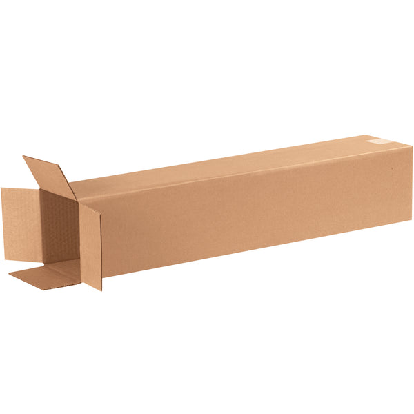 6 x 6 x 29" Tall Corrugated Boxes, Bundle Of 25 Bundle Of 25