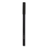 TRU RED Gripped Ballpoint Pen, Stick, Medium 1 mm, Black Ink, Black Barrel, Dozen (TUD24328148) 1 Dozen