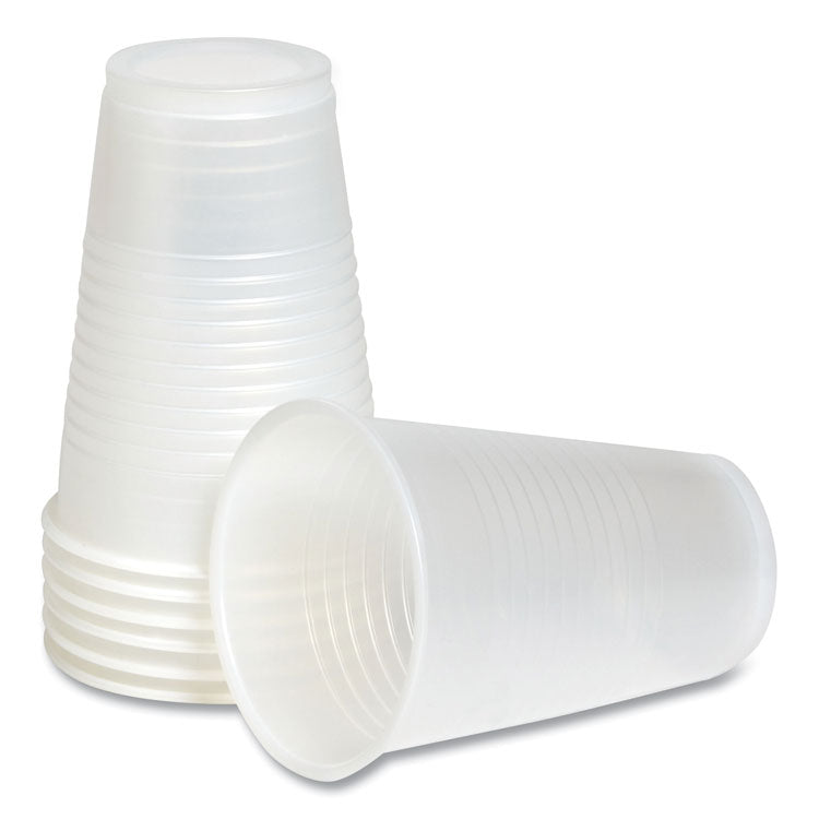 Perk™ Plastic Cold Cups, 12 oz, Clear, 50/Pack (PRK24393964)