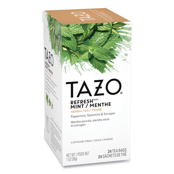 Tazo® Tea Bags, Refresh Mint, 1 oz, 24/Box (TZO149902)