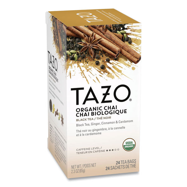 Tazo® Chai Organic Black Tea, Filter Bag, 24/Box (TZO149904)