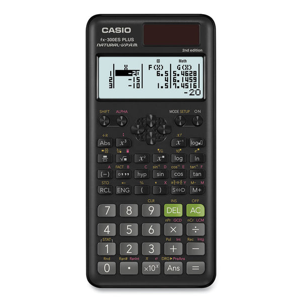 Casio® FX-300ES Plus 2nd Edition Scientific Calculator, 16-Digit LCD, Black (CSOFX300ESPLS2) Each