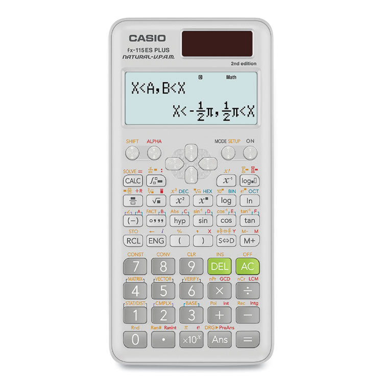 Casio® FX-115ESPLS2-S 2nd Edition Scientific Calculator, 12-Digit LCD (CSOFX115ESPLS2)