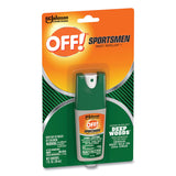 OFF!® Deep Woods Sportsmen Insect Repellent, 1 oz Spray Bottle, 12/carton (SJN317188) Case of 12