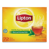 Lipton® Tea Bags, Decaffeinated, 72/Box (LIP290)