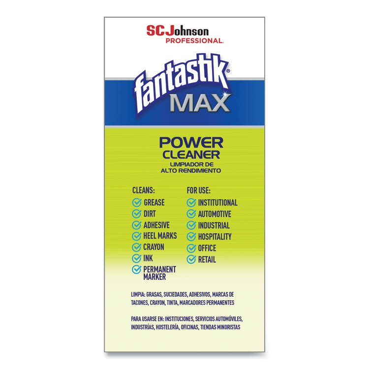 Fantastik® MAX Power Cleaner, Pleasant Scent, 32 oz Spray Bottle, 8/Carton (SJN323563) Case Of 8