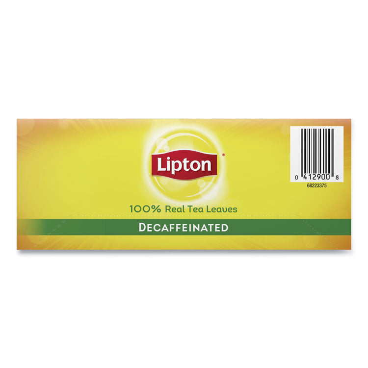 Lipton® Tea Bags, Decaffeinated, 72/Box (LIP290)