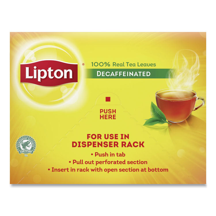 Lipton® Tea Bags, Decaffeinated, 72/Box (LIP290)