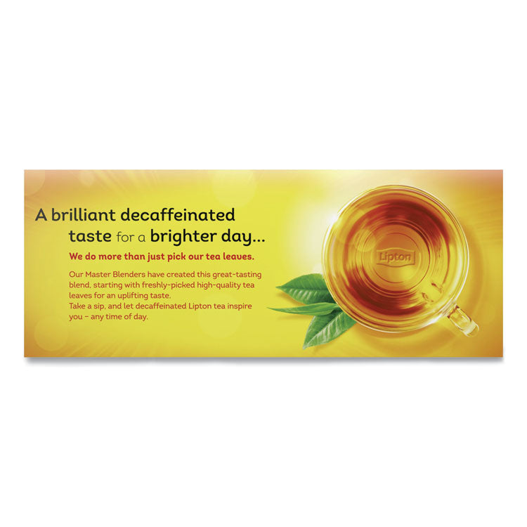 Lipton® Tea Bags, Decaffeinated, 72/Box (LIP290)