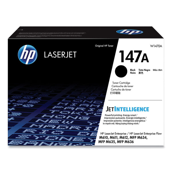 HP HP 147A, (W1470A) Black Original Laser Toner Cartridge (HEWW1470A)