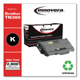 Innovera® Remanufactured Black High-Yield Toner, Replacement for TN360, 2,600 Page-Yield (IVRTN360) Each