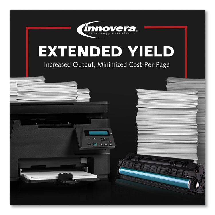 Innovera® Remanufactured Black High-Yield MICR Toner, Replacement for 55XM (CE255XM), 12,500 Page-Yield, Ships in 1-3 Business Days (IVRE255XM) Each
