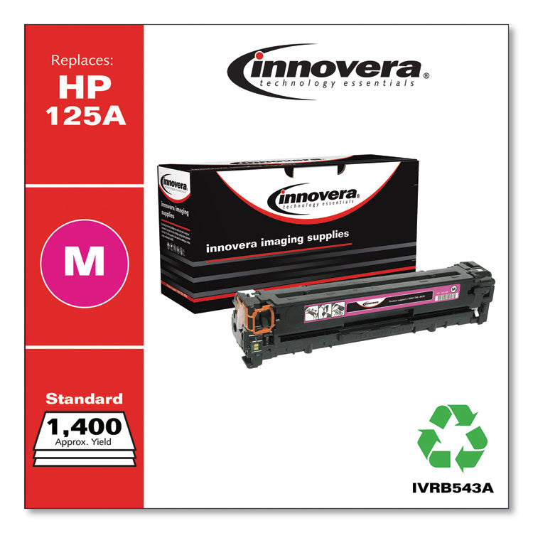 Innovera® Remanufactured Magenta Toner, Replacement for 125A (CB543A), 1,400 Page-Yield (IVRB543A) Each