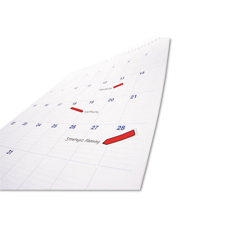 Post-it® Flags Arrow 0.5" Page Flags, Blue/Green/Purple/Red/Yellow, 20/Color, 100/Pack (MMM684ARR1) Pack of 100