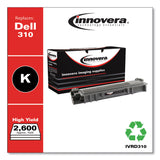 Innovera® Remanufactured Black High-Yield Toner, Replacement for 593-BBKC, 2,600 Page-Yield (IVRD310) Each