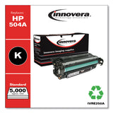 Innovera® Remanufactured Black Toner, Replacement for 504A (CE250A), 5,000 Page-Yield (IVRE250A) Each