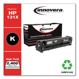 Innovera® Remanufactured Black High-Yield Toner, Replacement for 131X (CF210X), 2,300 Page-Yield (IVRF210X) Each