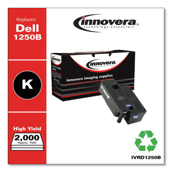 Innovera® Remanufactured Black High-Yield Toner, Replacement for 331-0778, 2,000 Page-Yield (IVRD1250B) Each