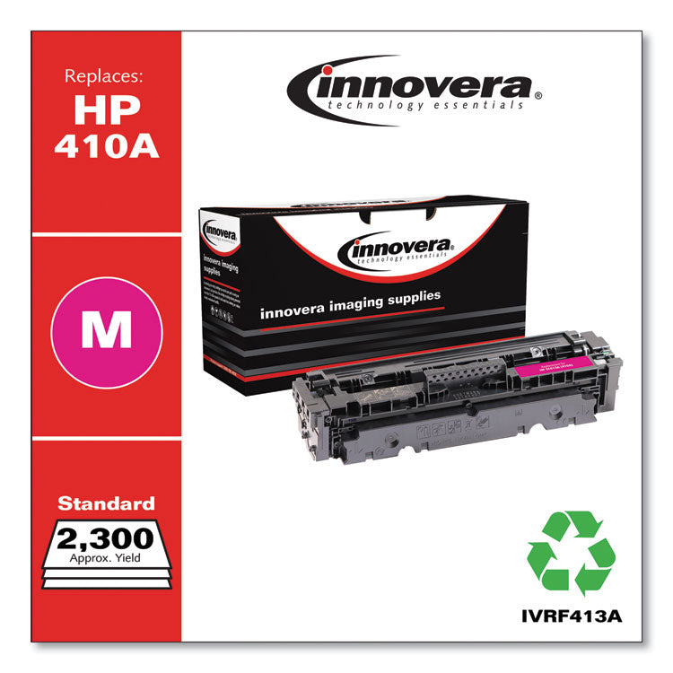 Innovera® Remanufactured Magenta Toner, Replacement for 410A (CF413A), 2,300 Page-Yield (IVRF413A) Each