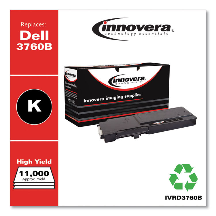 Innovera® Remanufactured Black Toner, Replacement for 331-8429, 11,000 Page-Yield, Ships in 1-3 Business Days (IVRD3760B) Each