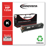 Innovera® Remanufactured Black Toner, Replacement for 125A (CB540A), 2,200 Page-Yield (IVRB540A) Each