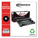 Innovera® Remanufactured Black Drum Unit, Replacement for DR720, 30,000 Page-Yield, Ships in 1-3 Business Days (IVRDR720) Each