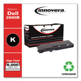 Innovera® Remanufactured Black High-Yield Toner, Replacement for 593-BBBU, 6,000 Page-Yield (IVRD2660B) Each