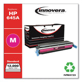 Innovera® Remanufactured Magenta Toner, Replacement for 645A (C9733A), 12,000 Page-Yield (IVR83733) Each