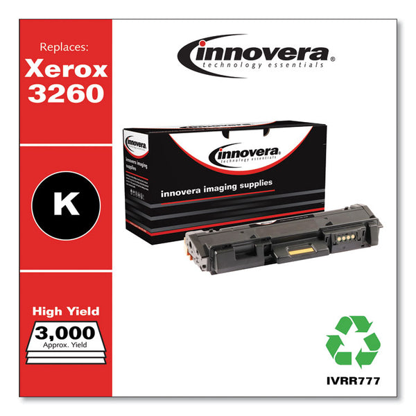 Innovera® Remanufactured Black High-Yield Toner, Replacement for 106R02777, 3,000 Page-Yield (IVRR777) Each