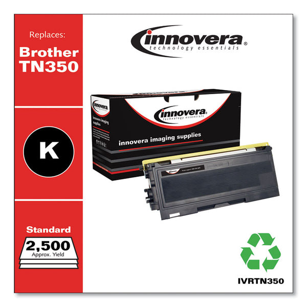 Innovera® Remanufactured Black Toner, Replacement for TN350, 2,500 Page-Yield (IVRTN350) Each