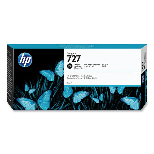 HP HP 727, (F9J79A) Photo Black Original Ink Cartridge (HEWF9J79A)