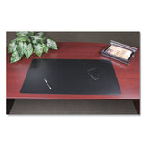 Artistic® Rhinolin II Desk Pad with Antimicrobial Protection, 36 x 20, Black (AOPLT612MS)