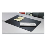 Artistic® Rhinolin II Desk Pad with Antimicrobial Protection, 17 x 12, Black (AOPLT912MS)