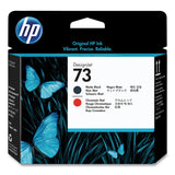 HP HP 73, (CD949A) Chromatic Red/Matte Black Printhead (HEWCD949A) Each