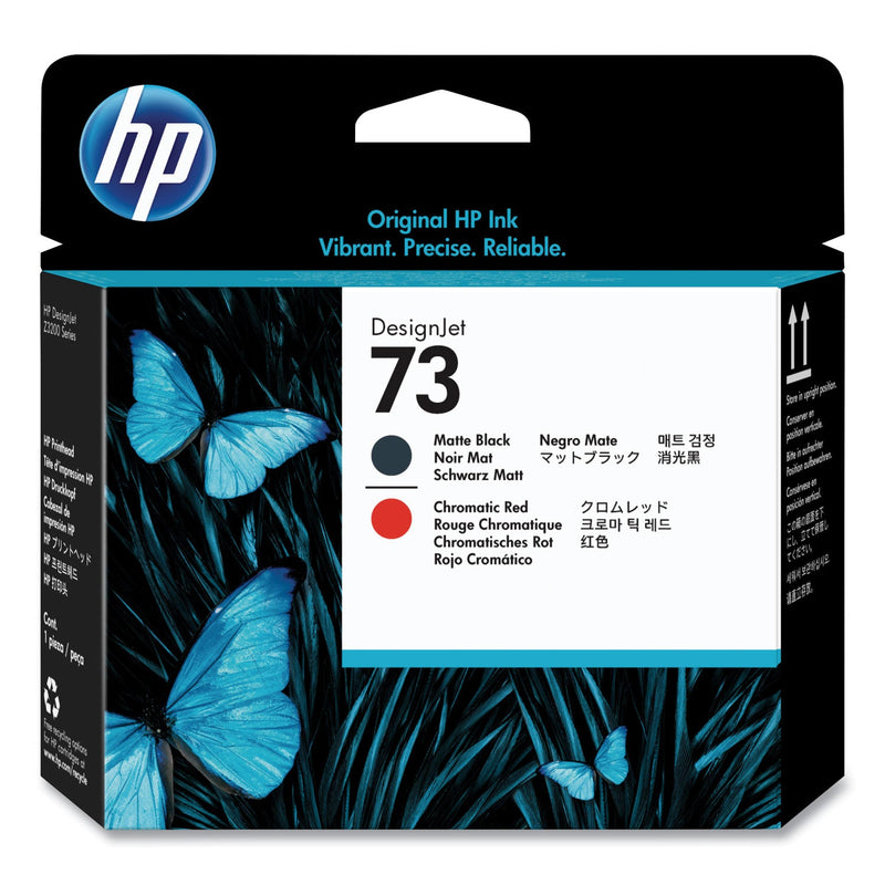 HP HP 73, (CD949A) Chromatic Red/Matte Black Printhead (HEWCD949A) Each