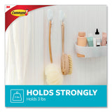 Command™ Medium Bath Hooks Value Pack, Plastic, White, 3 lb Capacity, 6 Hooks and 6 Strips (MMMBATH186ES) Each